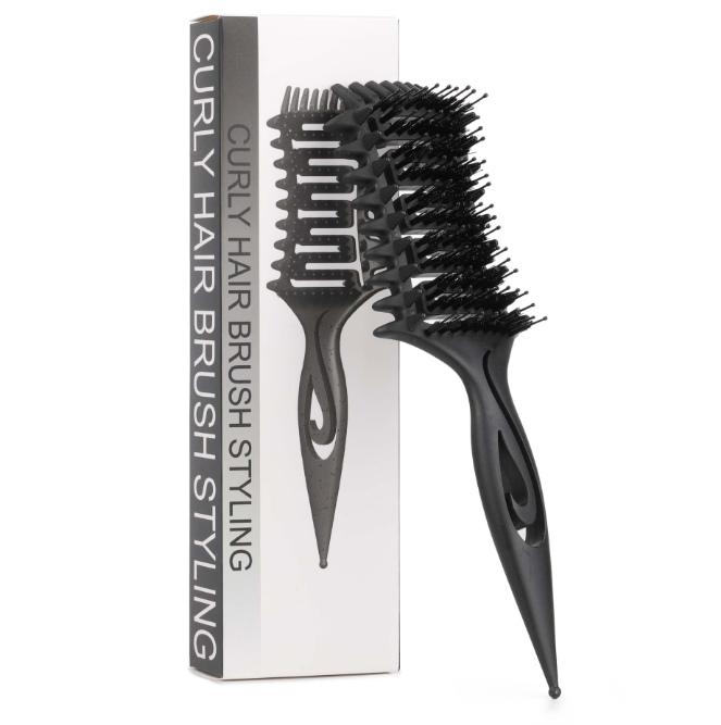 2026 Curl Defining Brush, Detangling Styling Comb for All Curl Types, Wet & Dry Use