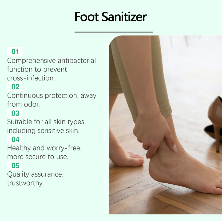 👣Tea Tree Oil Foot Spray - Plantar Moisturizing 👟Deodorant for Odor Control & Dry Feet Care