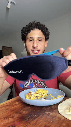 3D Blackout Sleep Mask - Lightweight Sleep Mask,Calming Eye Mask for Deep Sleep