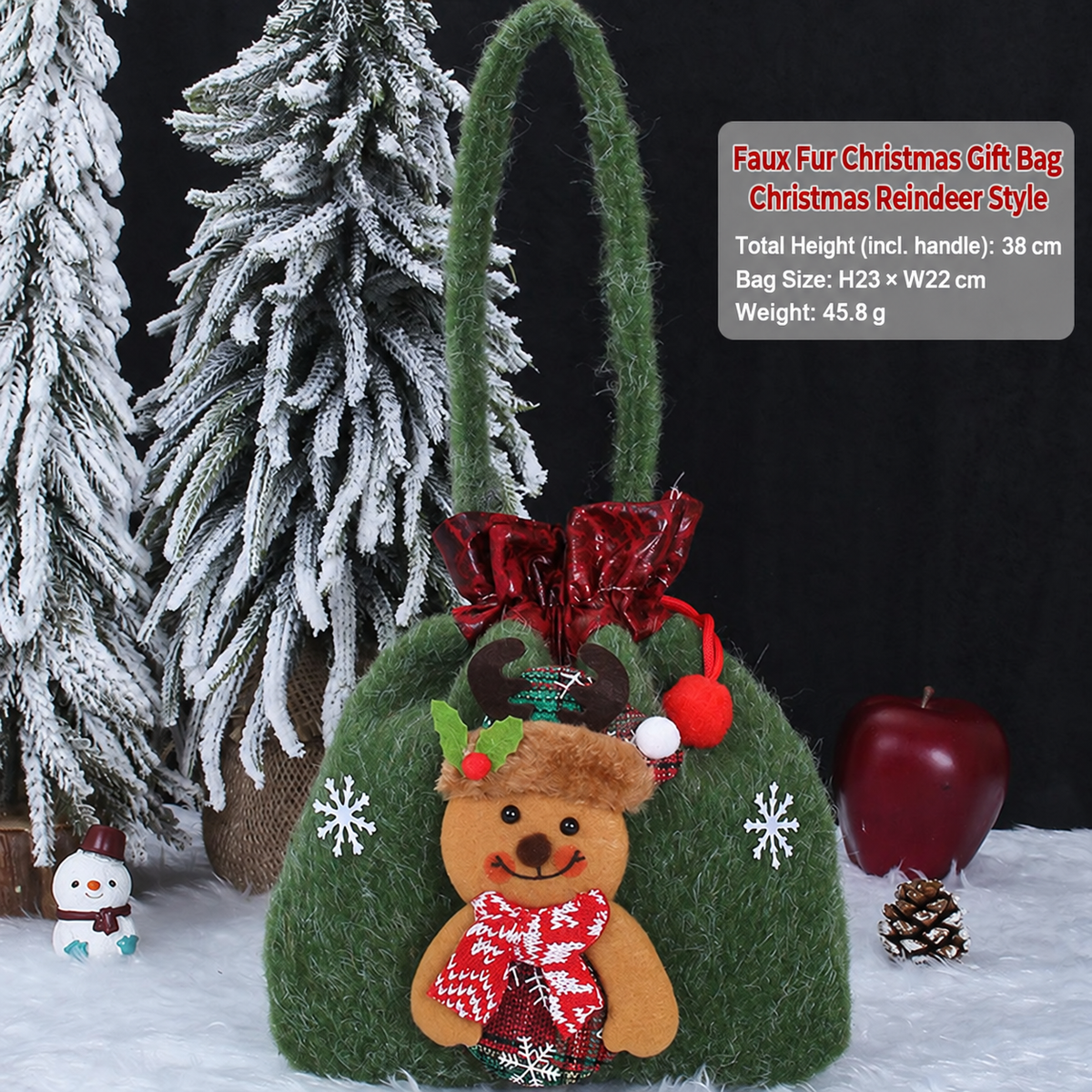 Christmas Apple Bag Children's Gift Bag Kindergarten Candy Bag Christmas Eve Apple Packaging Gift Box