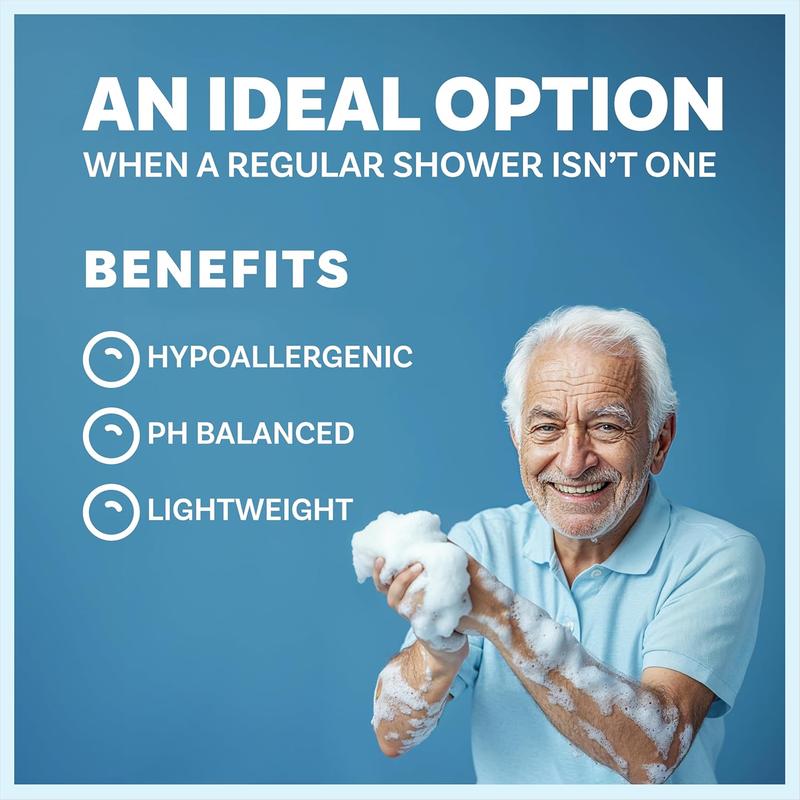 🏆Flash Sale⚡ 50K+ 🌈Disposable Rinse-Free Bathing Wipes🧼
