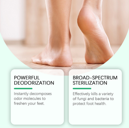 👣Tea Tree Oil Foot Spray - Plantar Moisturizing 👟Deodorant for Odor Control & Dry Feet Care
