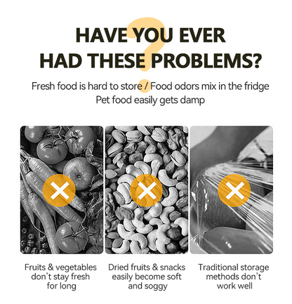 Keep Food Fresh Longer, Waste Less Every Day ! The smart storage solution for a cleaner refrigerator and fresher ingredients.