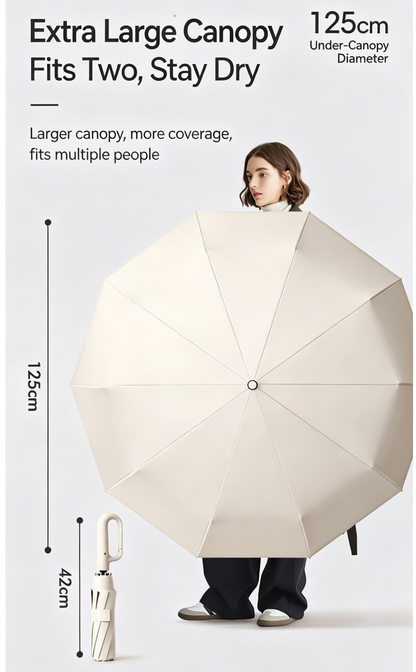 Automatic Folding Umbrella, 1 Count/60pcs Portable Rain Umbrella with Loop Buckle, Windproof & Waterproof Umbrella for Men & Women