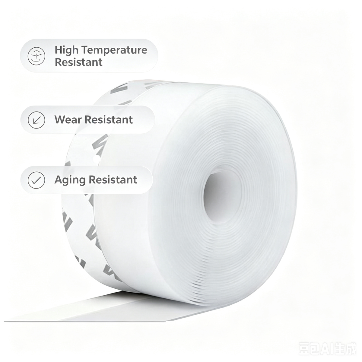 16.4Ft Wide 1.77in Weather Stripping, Adhesive Draft Stopper Insulation Seal Tape for Doors, Windows & Shower Doors