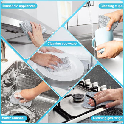 Multifunctional Non-scratch Wire Dishcloth (10 Pack)