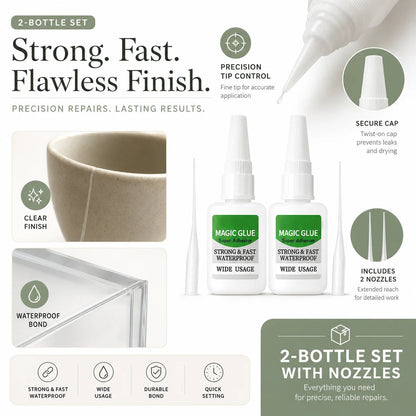 🔥Last Day 🔥 1 SET 4PCS Fast-Setting CA Glue Kit – Industrial Strength Instant Bond