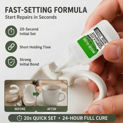 🔥Last Day 🔥 1 SET 4PCS Fast-Setting CA Glue Kit – Industrial Strength Instant Bond