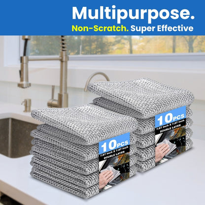 Multifunctional Non-scratch Wire Dishcloth (10 Pack)