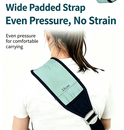 Adjustable single-shoulder portable strap