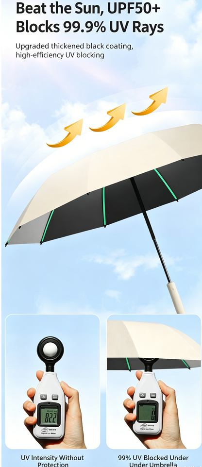 Automatic Folding Umbrella, 1 Count/60pcs Portable Rain Umbrella with Loop Buckle, Windproof & Waterproof Umbrella for Men & Women
