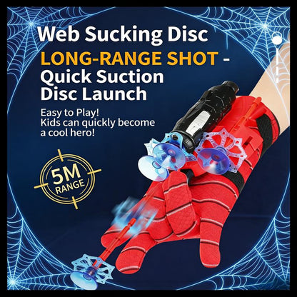 AOTAROW Heroic Spider Silk Superhero Wrist Launcher String Shooter Blasters Toy Set