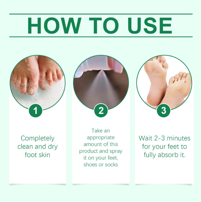 👣Tea Tree Oil Foot Spray - Plantar Moisturizing 👟Deodorant for Odor Control & Dry Feet Care