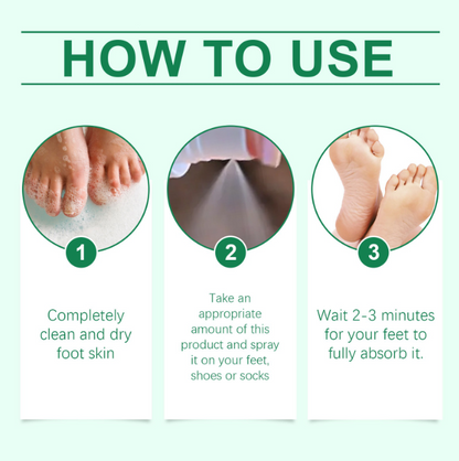 👣Tea Tree Oil Foot Spray - Plantar Moisturizing 👟Deodorant for Odor Control & Dry Feet Care