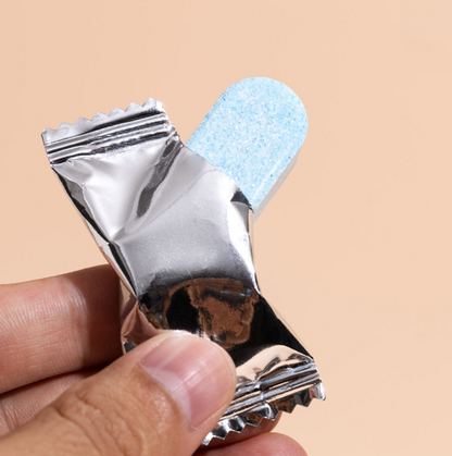 Pastillas efervescentes para limpieza de suelos