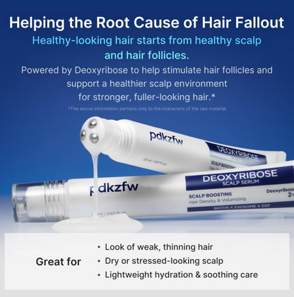 Deoxyribose Scalp Serum | Hair Growth Roller