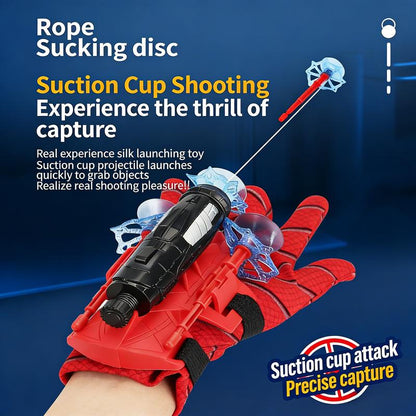 AOTAROW Heroic Spider Silk Superhero Wrist Launcher String Shooter Blasters Toy Set