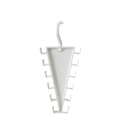 V-Shaped Double-Sided Closet Organizer Hanger – 360° Rotatable Space-Saving Rack with 12 Hooks