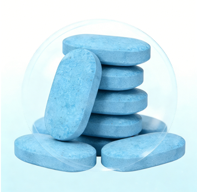 Pastillas efervescentes para limpieza de suelos
