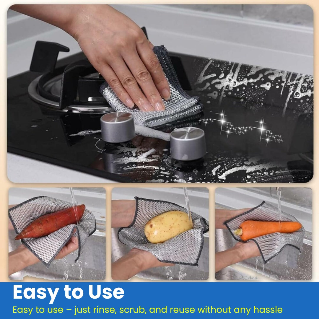 Multifunctional Non-scratch Wire Dishcloth (10 Pack)
