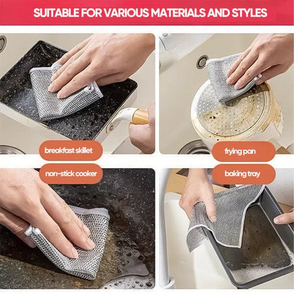 Multifunctional Non-scratch Wire Dishcloth (10 Pack)