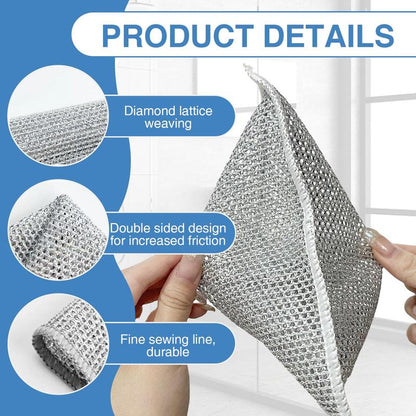 Multifunctional Non-scratch Wire Dishcloth (10 Pack)