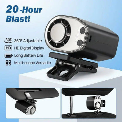 ❄️🌬️Clip-On Car Cooler: Feel Genuine Cold Air In Seconds☃️