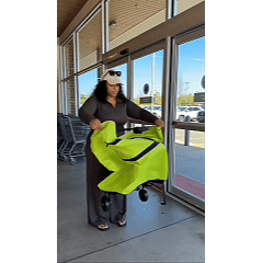 Heavy-Duty Rolling Cart with Reinforced Oxford Fabric, Silent Wheels