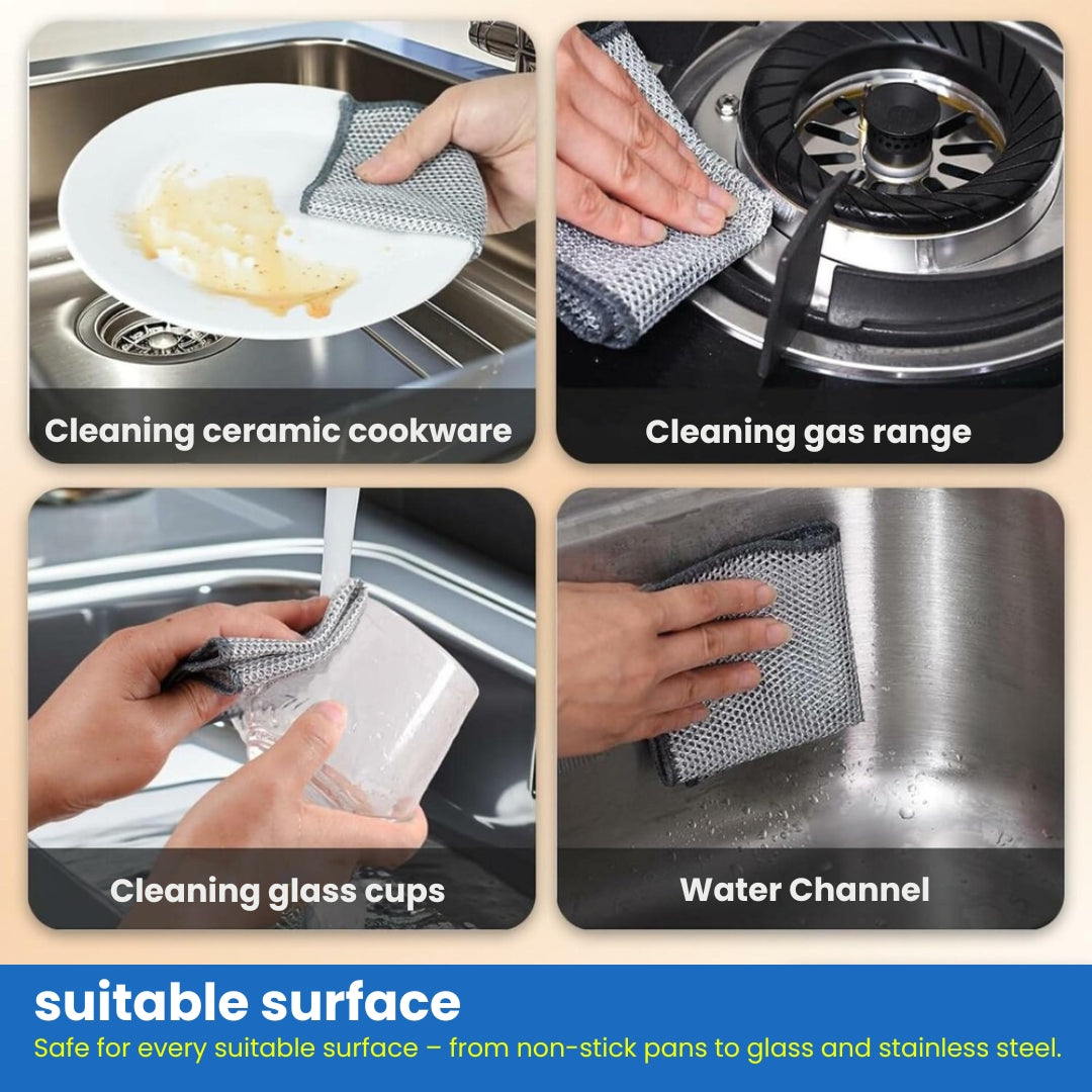 Multifunctional Non-scratch Wire Dishcloth (10 Pack)