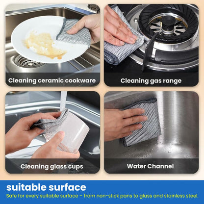 Multifunctional Non-scratch Wire Dishcloth (10 Pack)