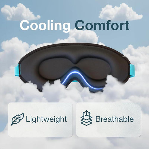 3D Blackout Sleep Mask - Lightweight Sleep Mask,Calming Eye Mask for Deep Sleep