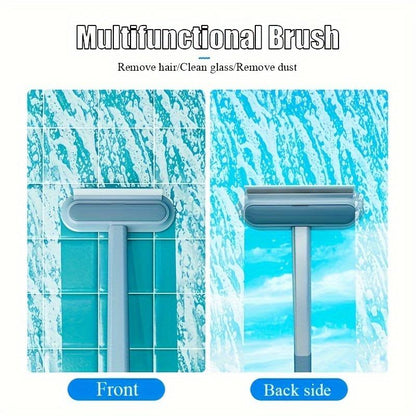 Upgraded Reusable Pet Hair Remover Brush – Extra-Long Handle Lint Cleaner for Dog & Cat Hair