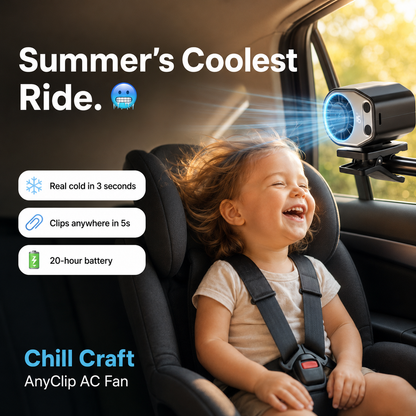 ❄️🌬️Clip-On Car Cooler: Feel Genuine Cold Air In Seconds☃️