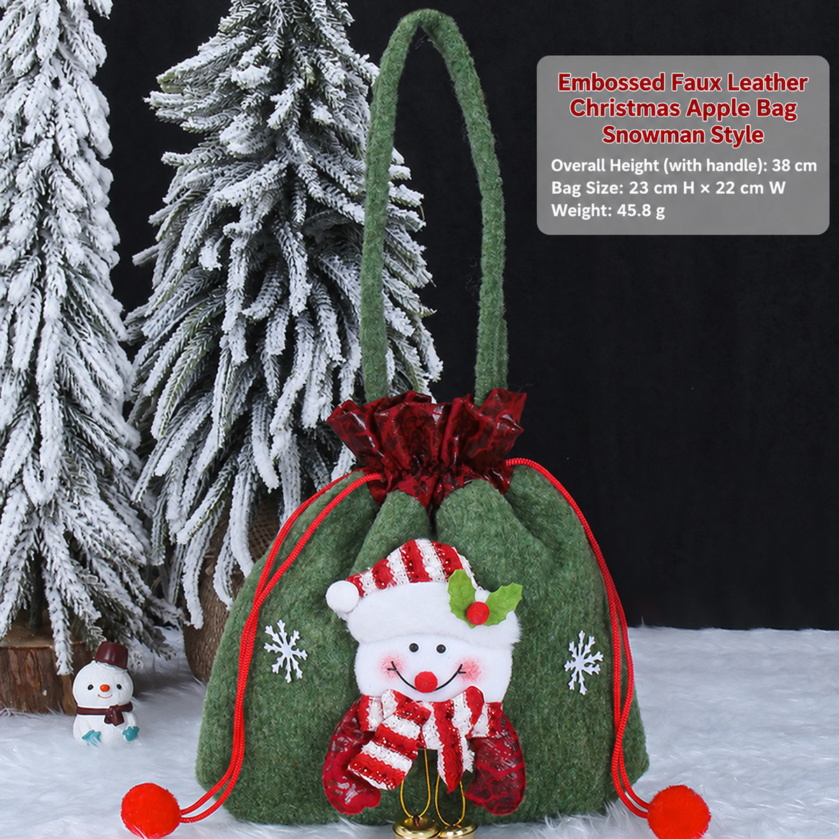 Christmas Apple Bag Children's Gift Bag Kindergarten Candy Bag Christmas Eve Apple Packaging Gift Box