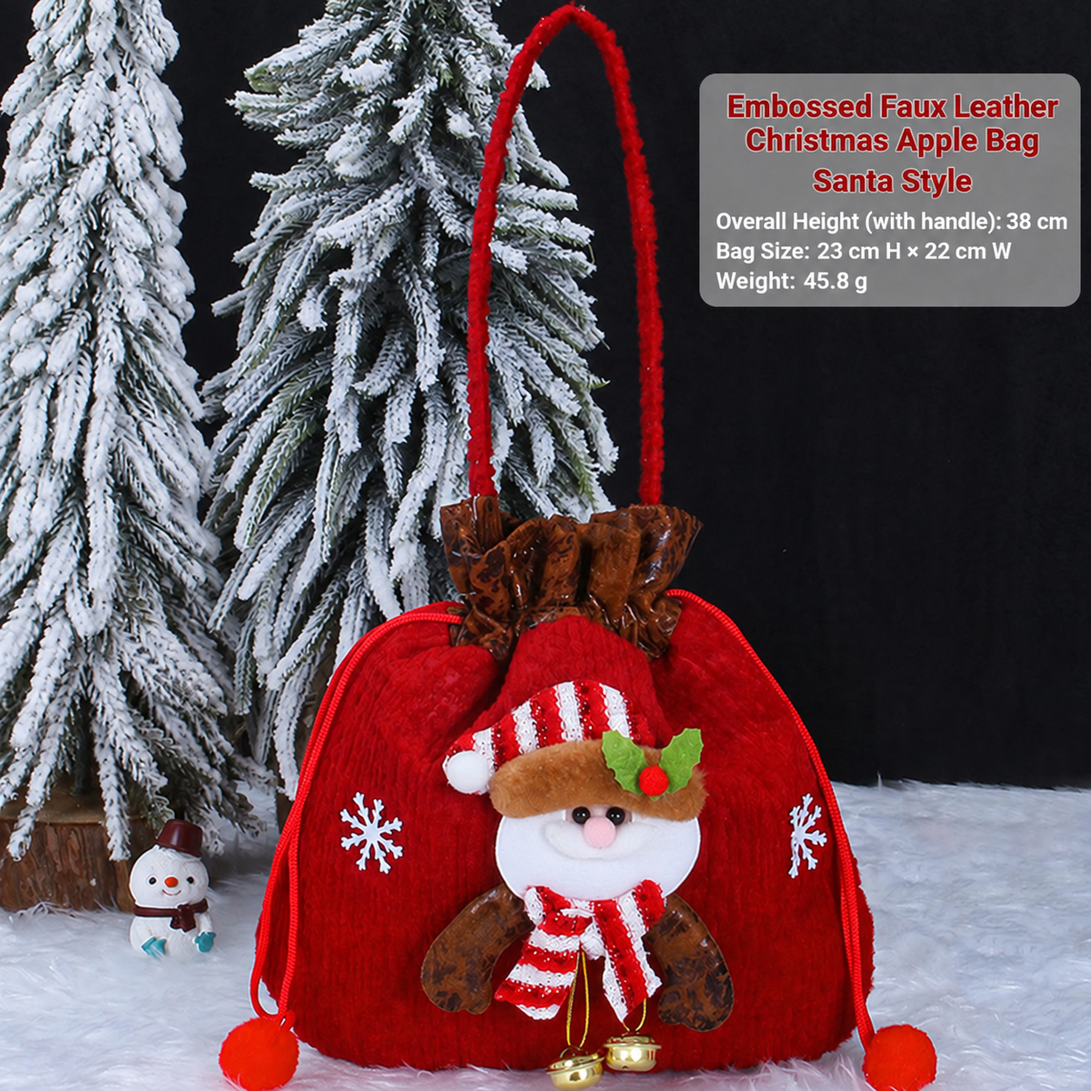 Christmas Apple Bag Children's Gift Bag Kindergarten Candy Bag Christmas Eve Apple Packaging Gift Box