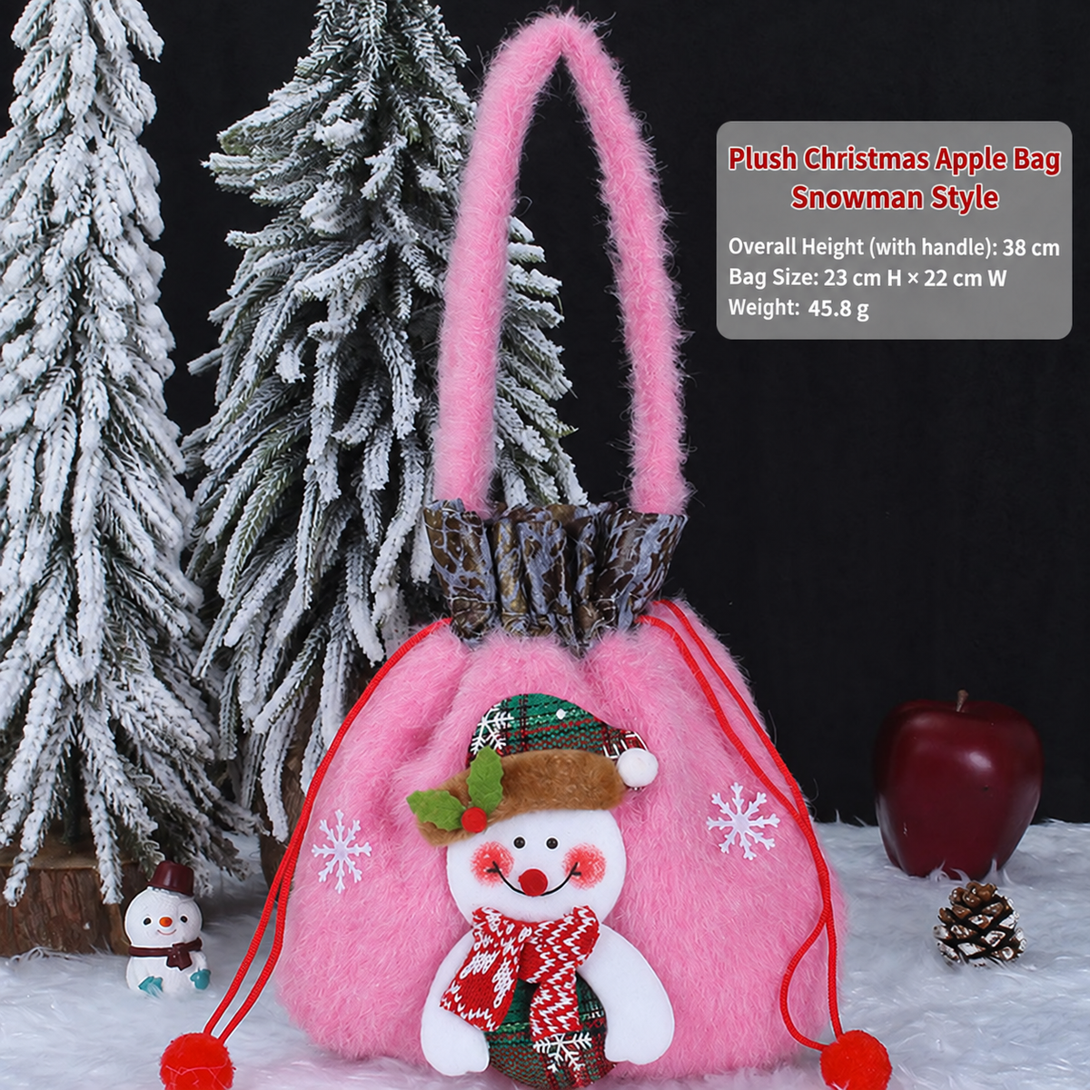 Christmas Apple Bag Children's Gift Bag Kindergarten Candy Bag Christmas Eve Apple Packaging Gift Box