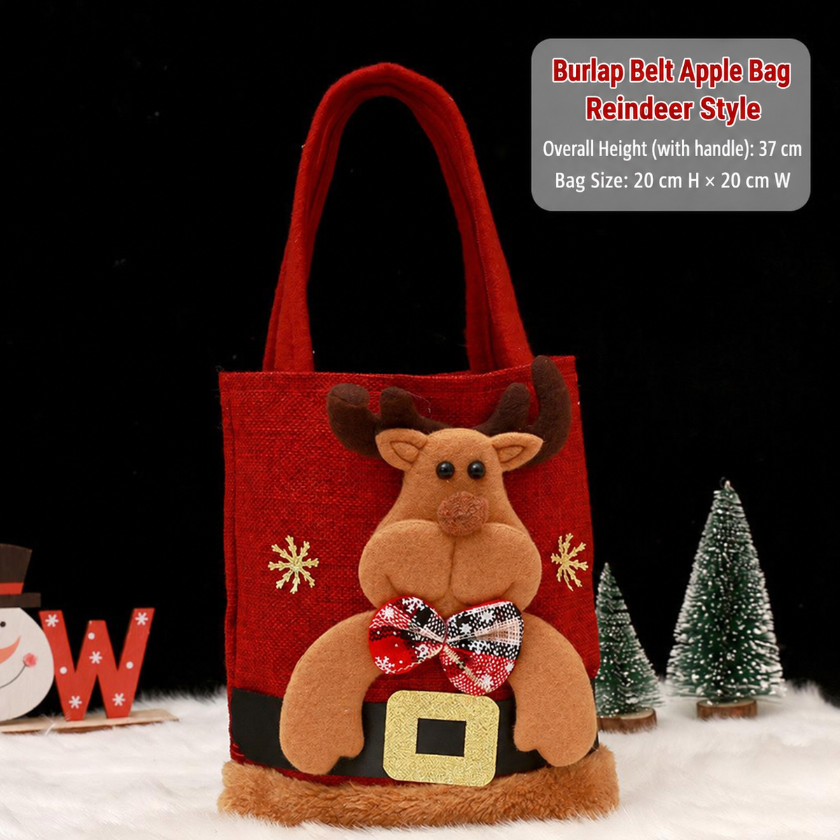 Christmas Apple Bag Children's Gift Bag Kindergarten Candy Bag Christmas Eve Apple Packaging Gift Box