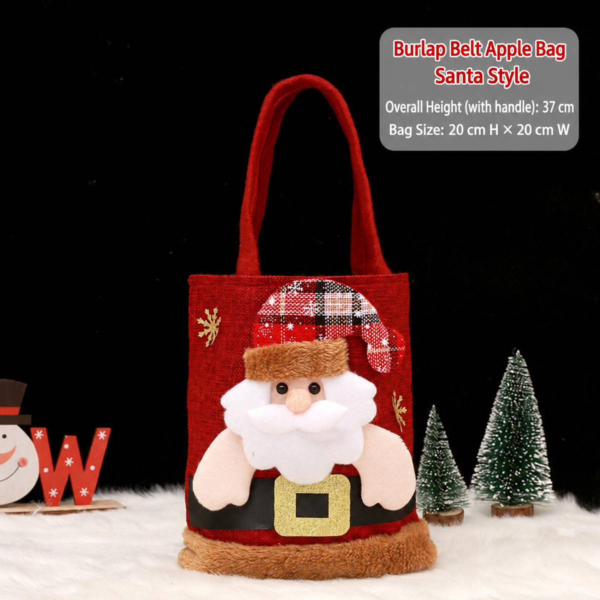Christmas Apple Bag Children's Gift Bag Kindergarten Candy Bag Christmas Eve Apple Packaging Gift Box
