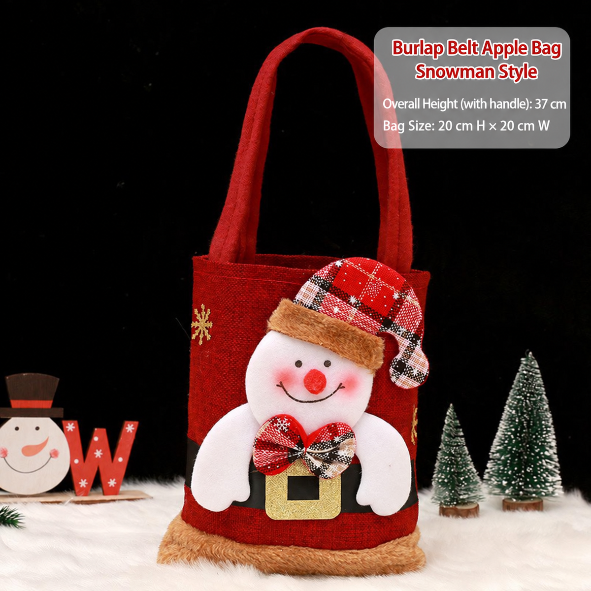 Christmas Apple Bag Children's Gift Bag Kindergarten Candy Bag Christmas Eve Apple Packaging Gift Box