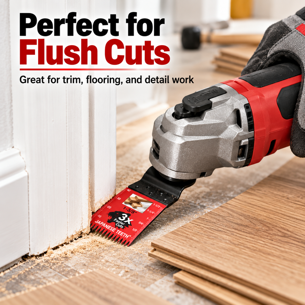 Multifunctional Professional Japanese Teeth Fast Cutting Oscillating Blade, Compatible with Major Tools, Durable Design