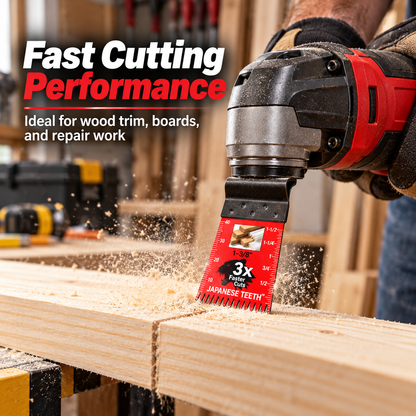 Multifunctional Professional Japanese Teeth Fast Cutting Oscillating Blade, Compatible with Major Tools, Durable Design