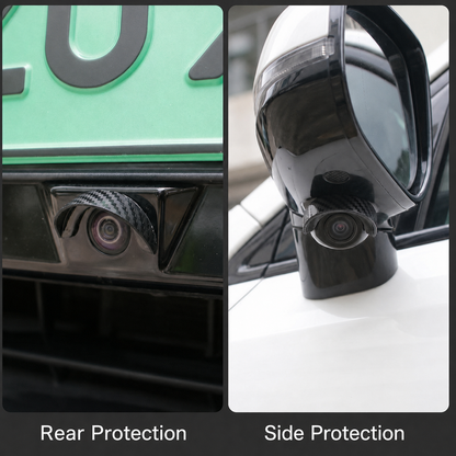 Car Rear‑View Camera Rain Shield, Soft PVC Sun Shade Cover, Waterproof Protector Hood for Reversing Backup Camera, Rain‑Proof Visor Accessory for Car Side & Rear Camera