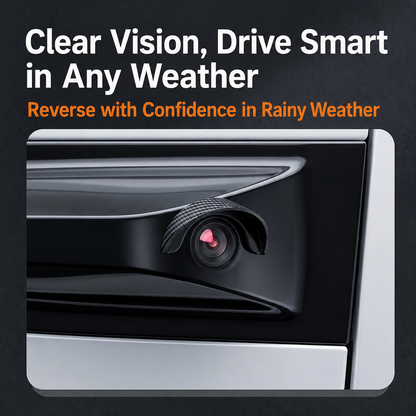 Car Rear‑View Camera Rain Shield, Soft PVC Sun Shade Cover, Waterproof Protector Hood for Reversing Backup Camera, Rain‑Proof Visor Accessory for Car Side & Rear Camera