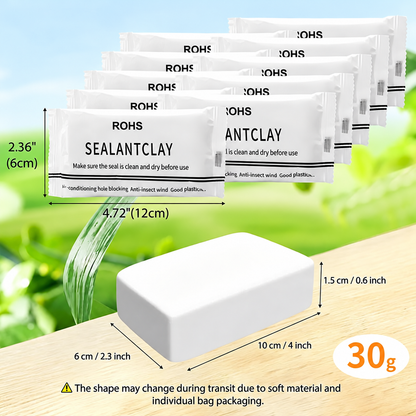 10Pcs Professional Sealant Clay - Anti-Insect Wall Hole Filler Mud🧱