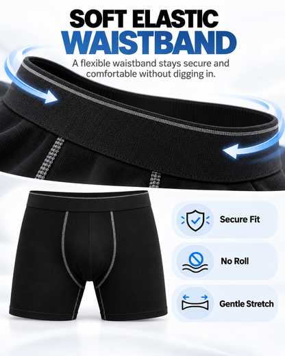 Men's Cotton Boxer Briefs 10-pack Underwear Multi Pack Comfortable Fit Soft Stretch Fabric Breathable