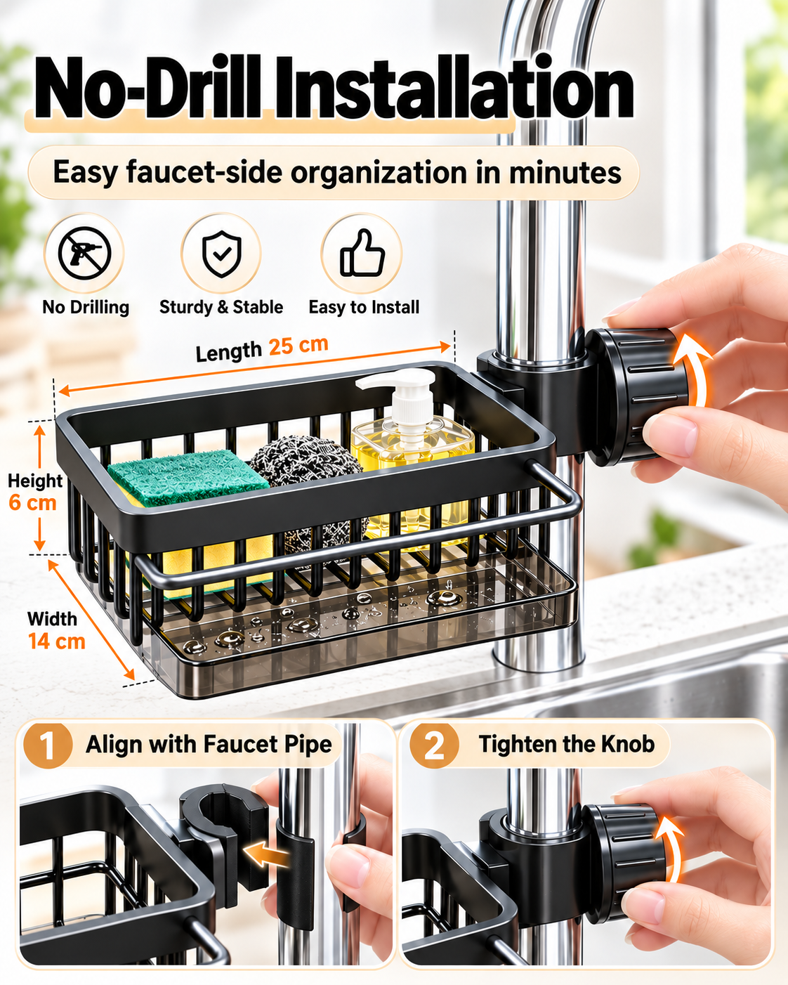 🔥 Limited-Time Sink Upgrade Sale — Organize More, Drill Nothing, Save Today!