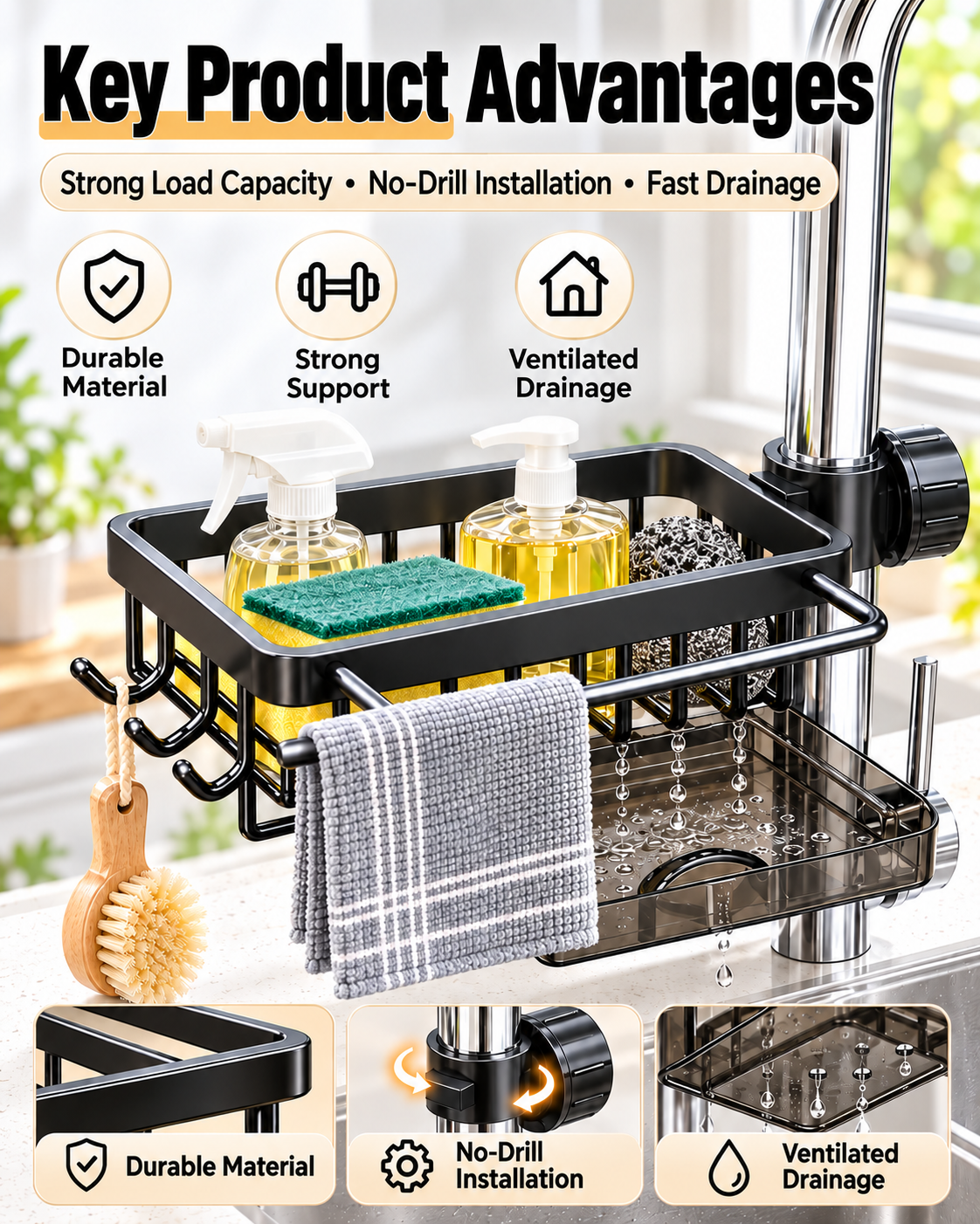 🔥 Limited-Time Sink Upgrade Sale — Organize More, Drill Nothing, Save Today!