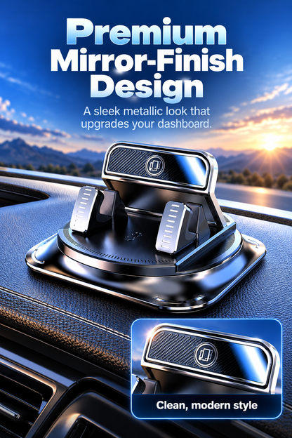 360° Rotating Car Phone Holder with Strong Suction Cup for iPhone & Android