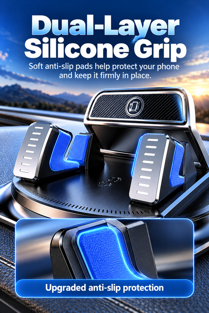 360° Rotating Car Phone Holder with Strong Suction Cup for iPhone & Android