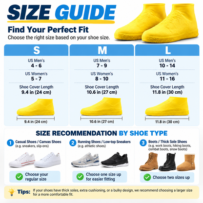 FREE Giveaway! Reusable Latex Rain Boot Covers – Waterproof, Anti-Slip & Ditch Bulky Boots
